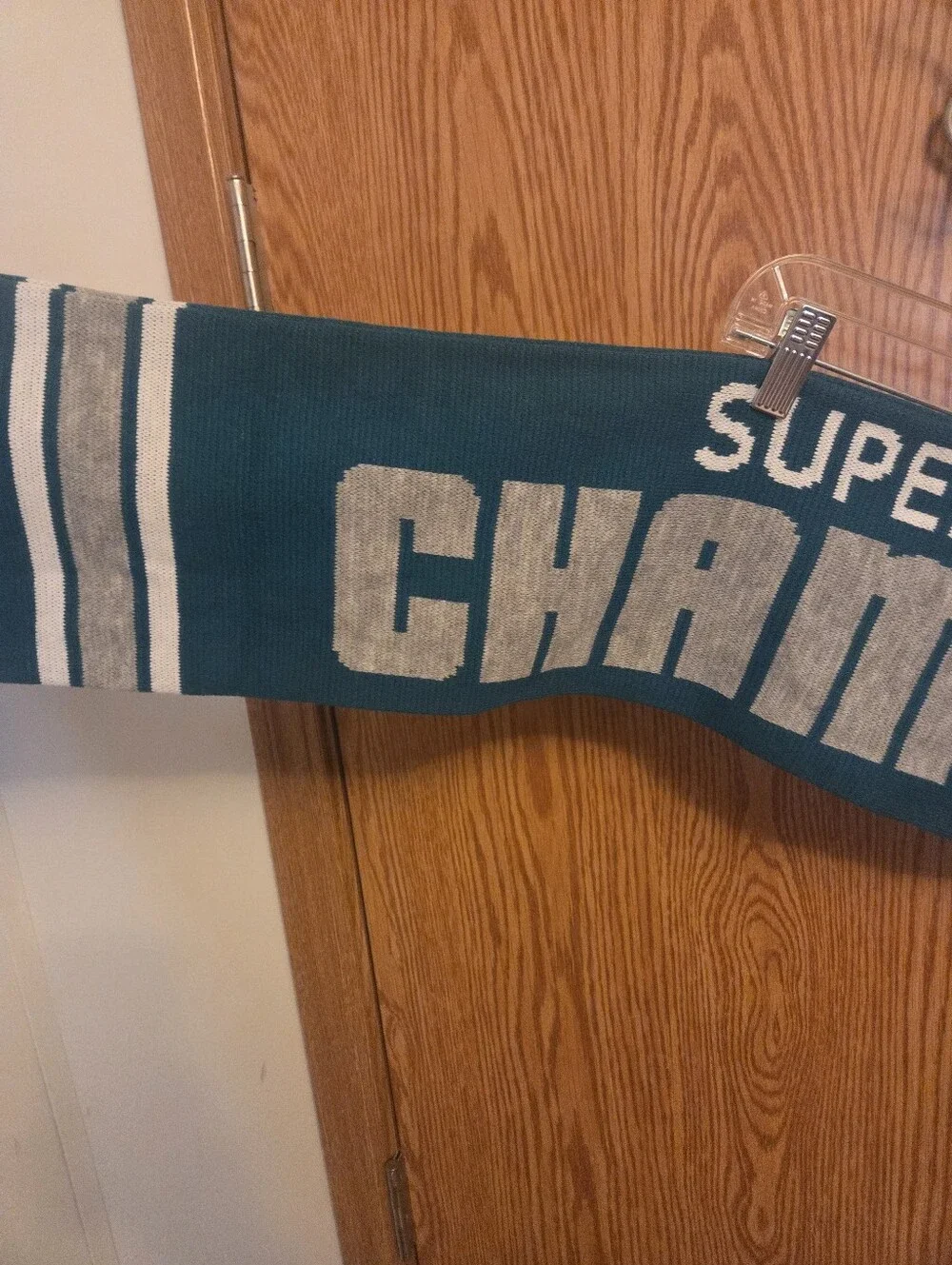 NFL Philadelphia Eagles Super Bowl 52 Champions Scarf NWT
